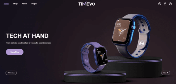 Timevo Single Product Shopify Store | nextpath solutions