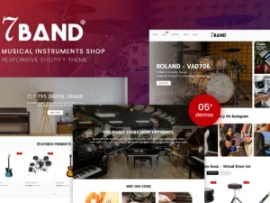 7Band - Musical Instruments Shop Shopify Theme