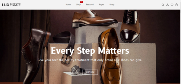LuxeState Leather Shoes Store
